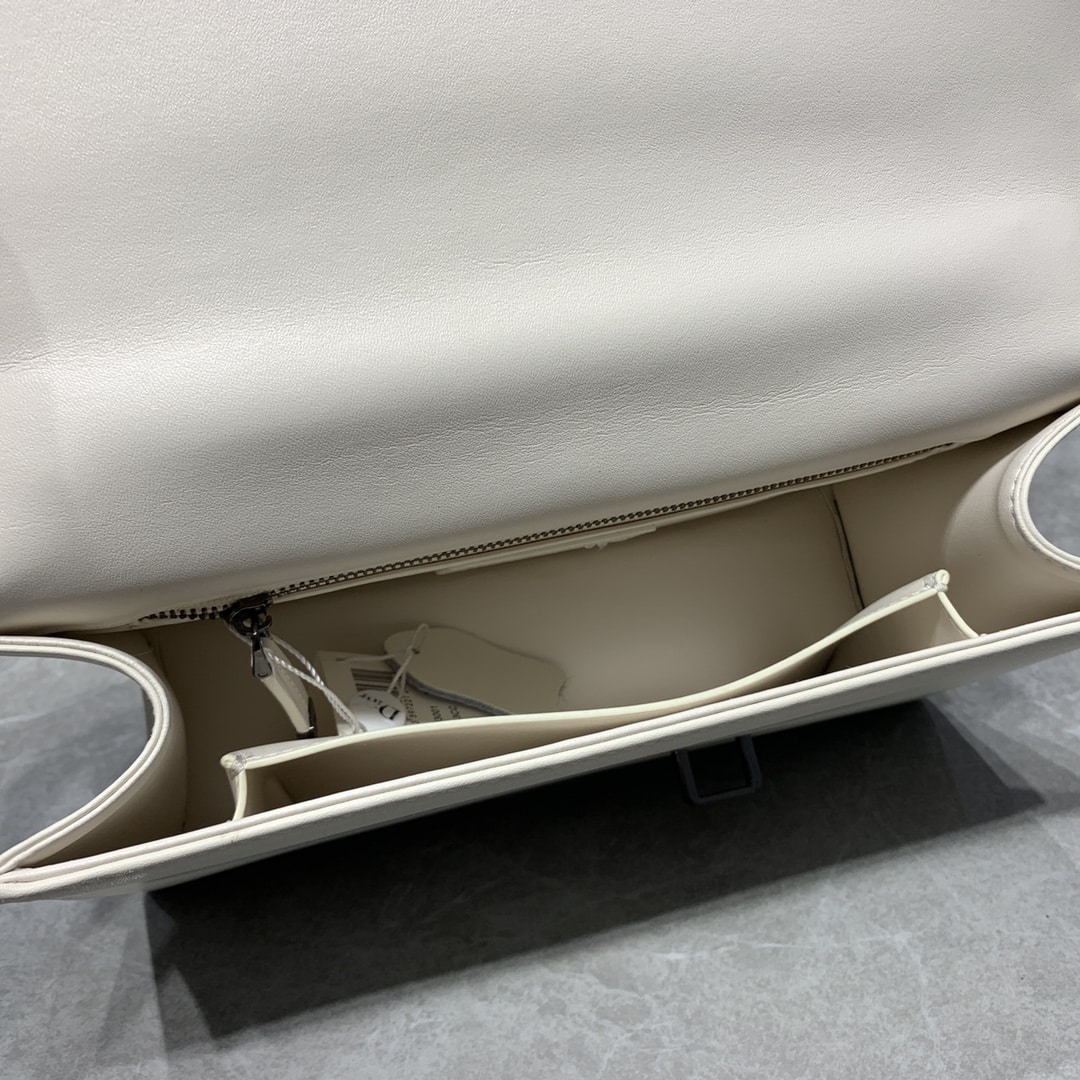 DIOR 30 MONTAIGNE CHAIN BAG WITH HANDLE WHITE 25CM M9215BNNA_M030 - Image 9