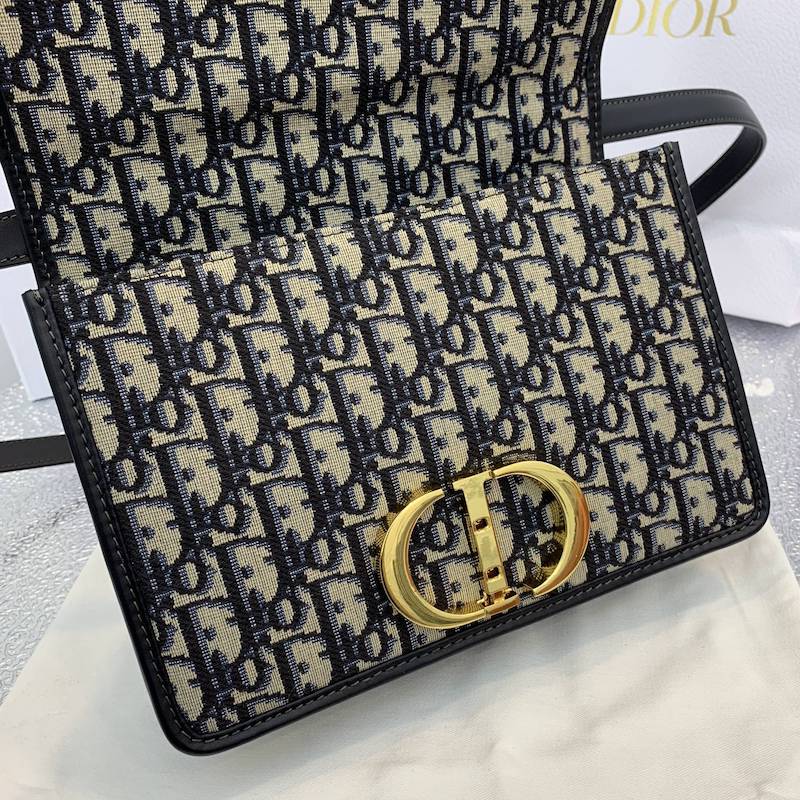 DIOR 30 MONTAIGNE BLUE DIOR OBLIQUE JACQUARD 24CM M9203UTZQ M928 - Image 10
