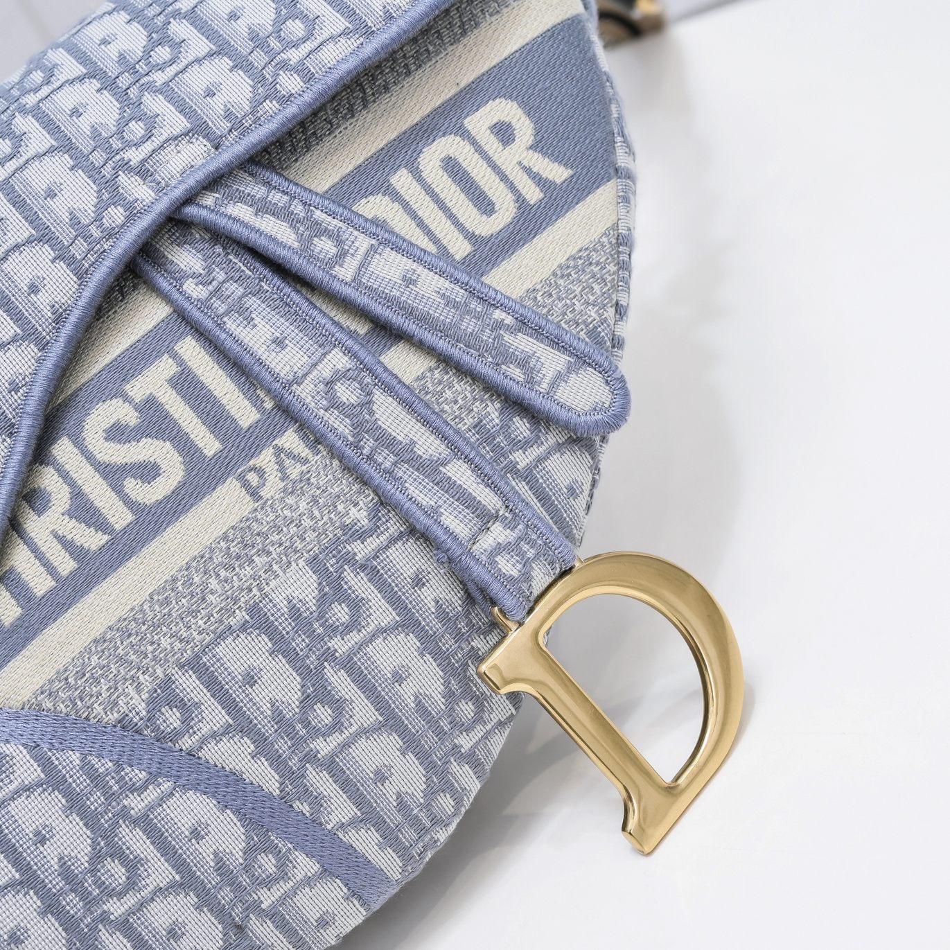 DIOR SADDLE OBLIQUE EMBROIDERY GREY M0446CRIWM932 - Image 9