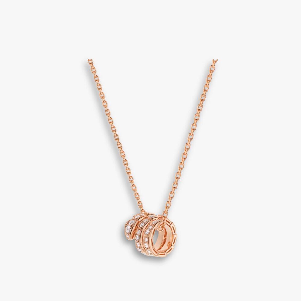 Bvlgari Serpenti Viper Necklace Rose Gold 357795