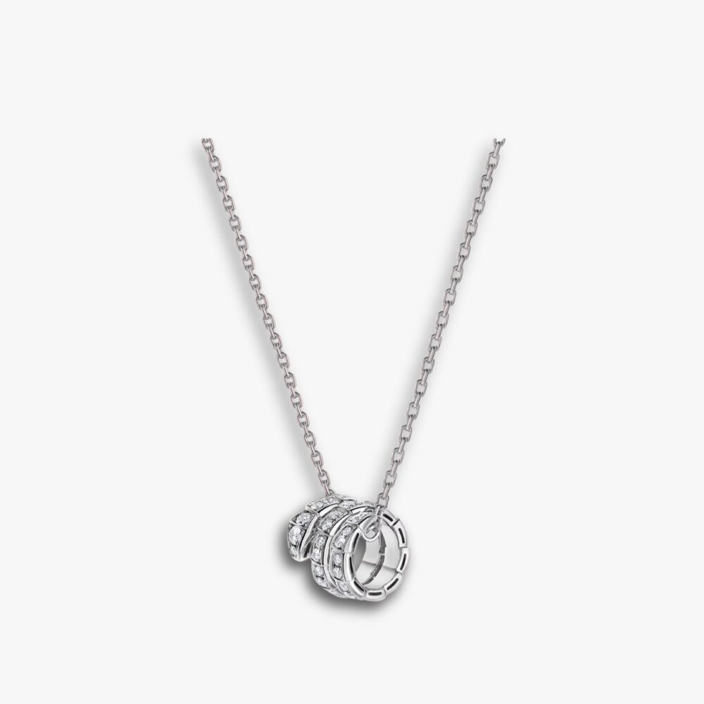 Bvlgari Serpenti Viper Necklace White Gold 357796
