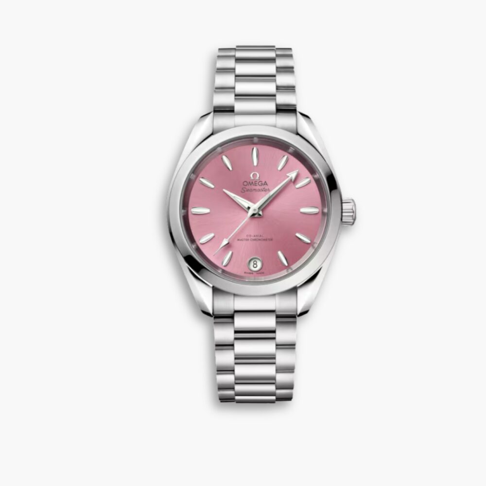 Omega Seamaster Aqua Terra Shades Shell Pink 34mm 220 10 34 20 10 003