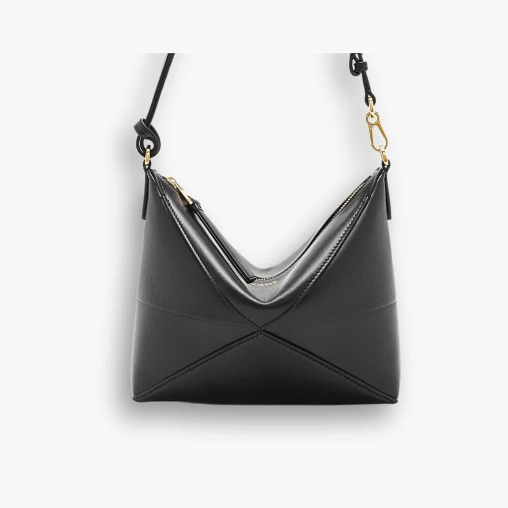 Loewe Puzzle Fold Pouch Black 19cm C510PT1X01 1100