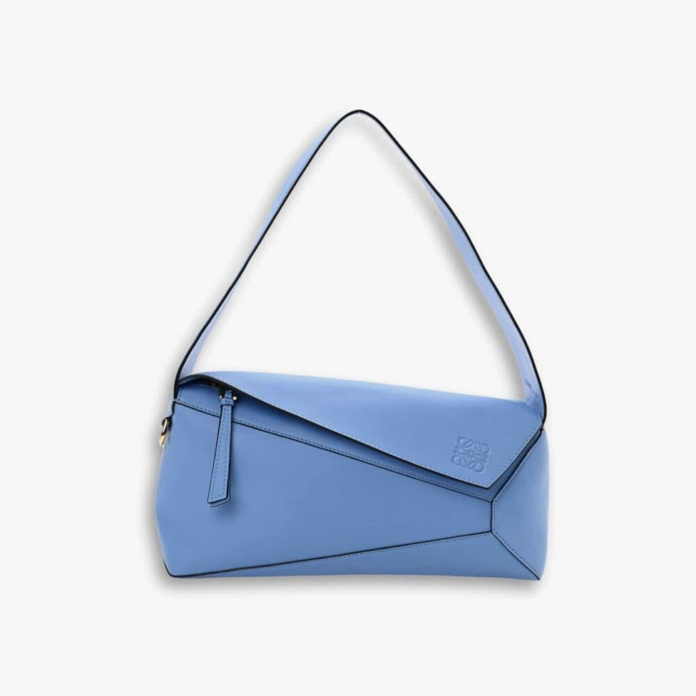 Loewe Puzzle Hobo Bag Leather Celestine Blue 29cm