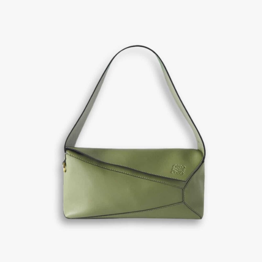 Loewe Puzzle Hobo Bag Leather Avocado 29cm A510J67X01386