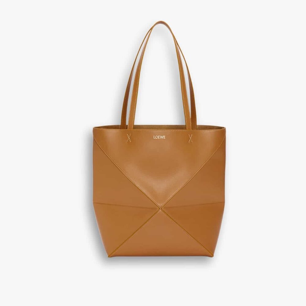 Loewe Medium Puzzle Fold Tote Warm Desert 31cm A657G50X01 2586