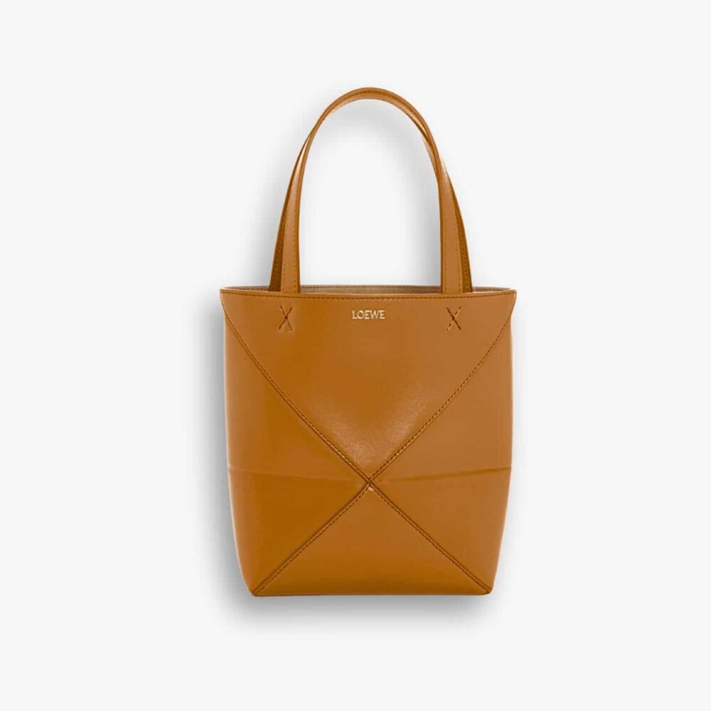 Loewe Mini Puzzle Fold Tote Warm Desert 17cm A657V25X01 2586