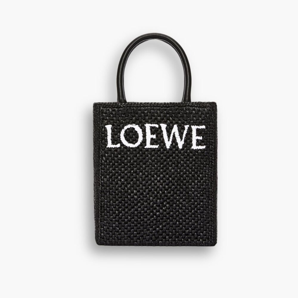 Loewe Standard A5 Tote Bag Black 17cm A563S30X09 1102