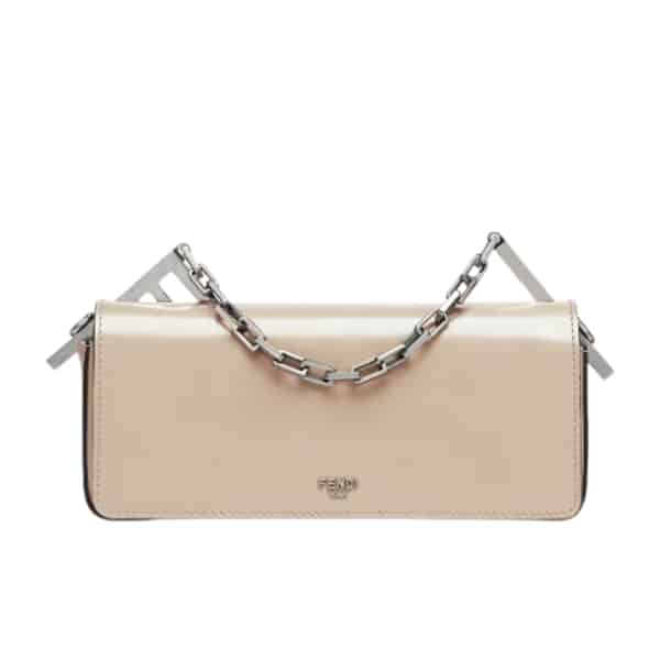 FENDI FIRST SIGHT LEATHER MINI BAG BEIGE 23CM 8BS072ANX2F1L1K