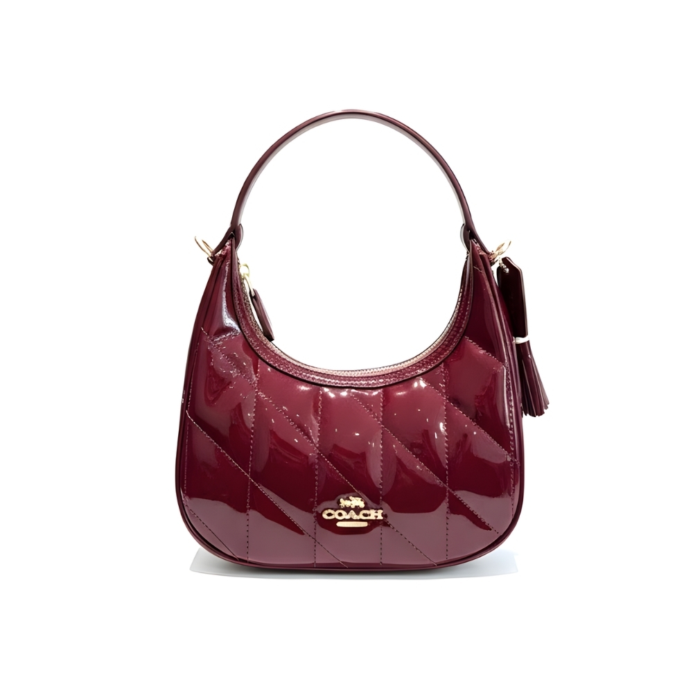 COACH CARMEN MINI CROSSBODY BAG WITH QUILTING RED 20CM CCE59 IMORX