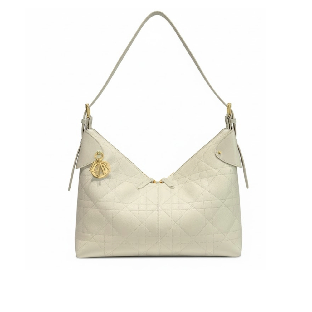 DIOR LARGE VOYAGE BAG WHITE 36CM M2846UJVC M030