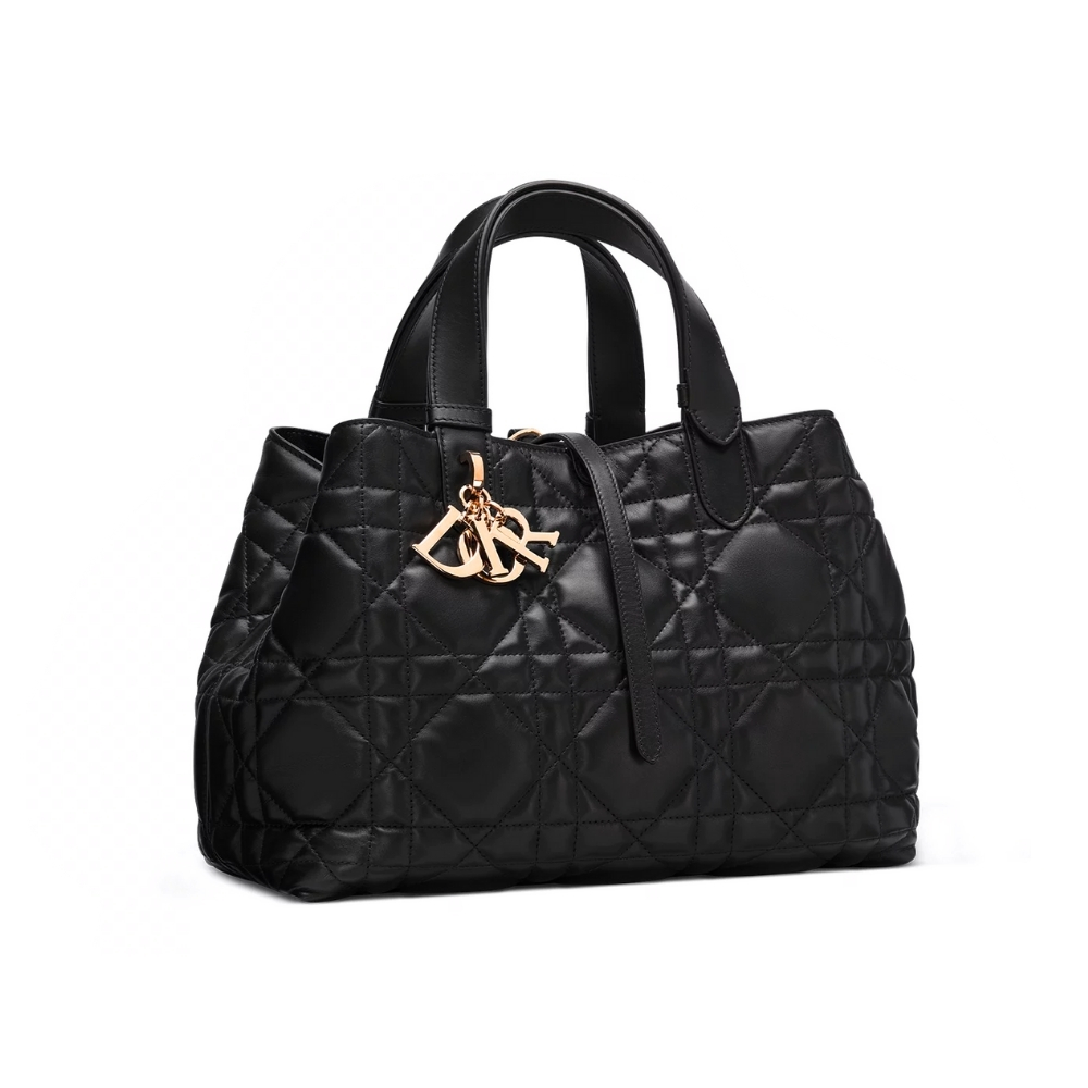 DIOR MEDIUM TOUJOURS BAG BLACK 28CM M2821OSNW M900