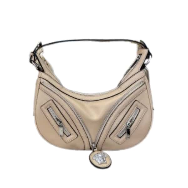 VERSACE REPEAT MEDUSA MINI TOP HANDLE BAG BEIGE 28CM
