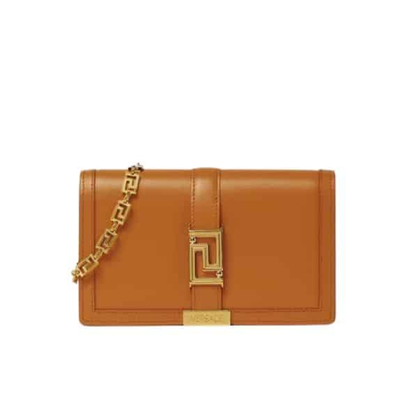 VERSACE GRECA GODDESS MINI BAG BROWN 19CM 1007220 1A05134 DTU UNICA 1K26V